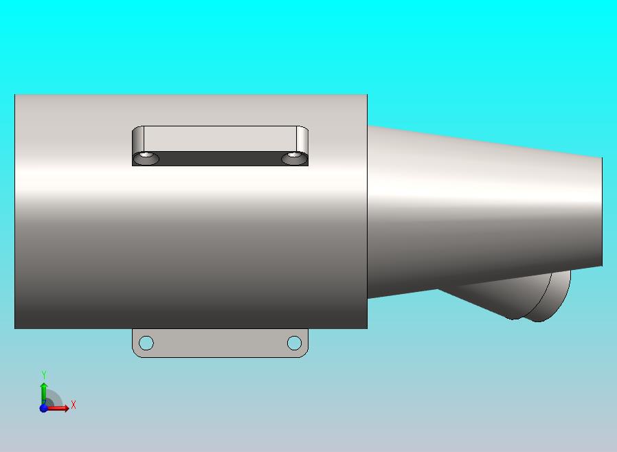 管道喷嘴或排气喷嘴