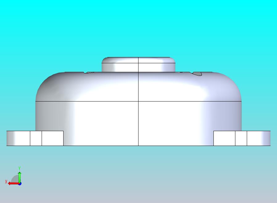 带 3 个安装件的圆形通风口盖
