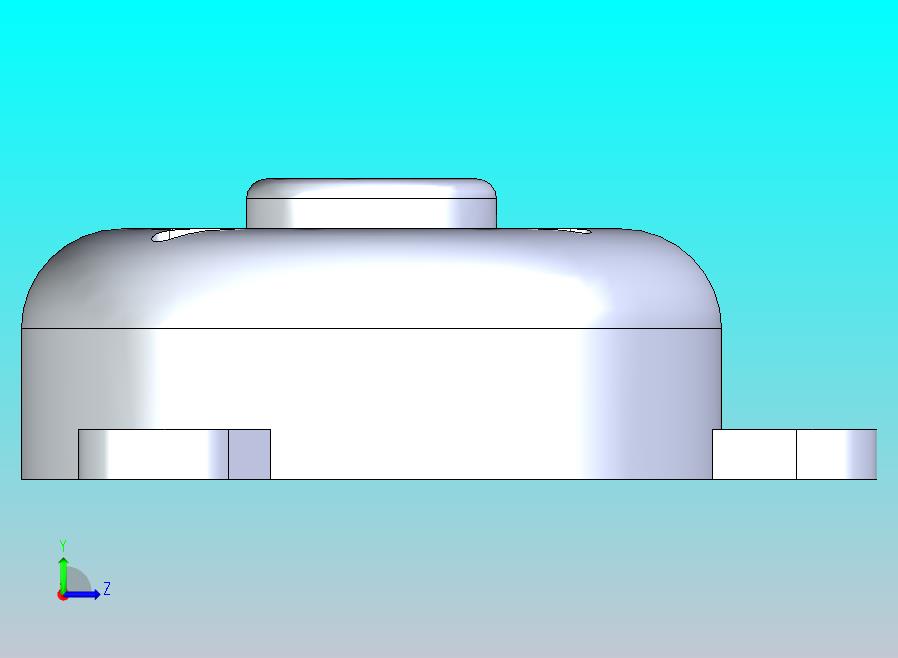 带 3 个安装件的圆形通风口盖