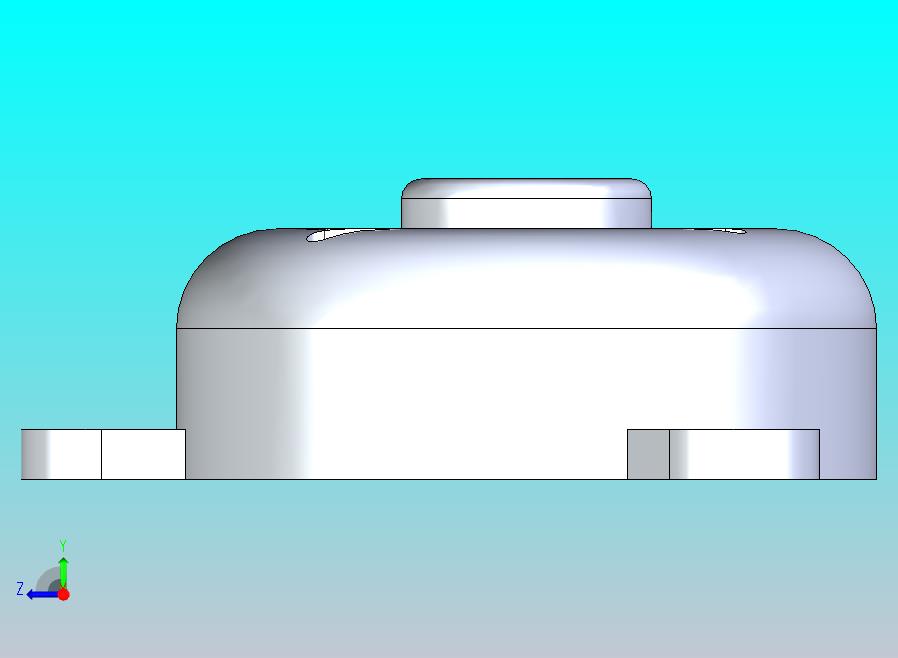 带 3 个安装件的圆形通风口盖