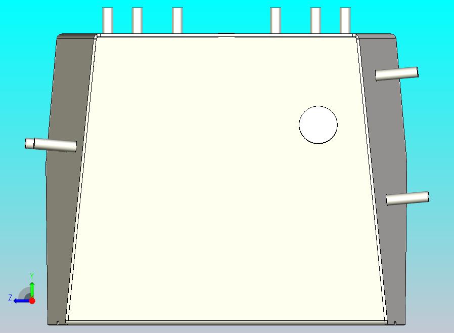 1995年款KTM LC4 400副车架内安装的附加油箱