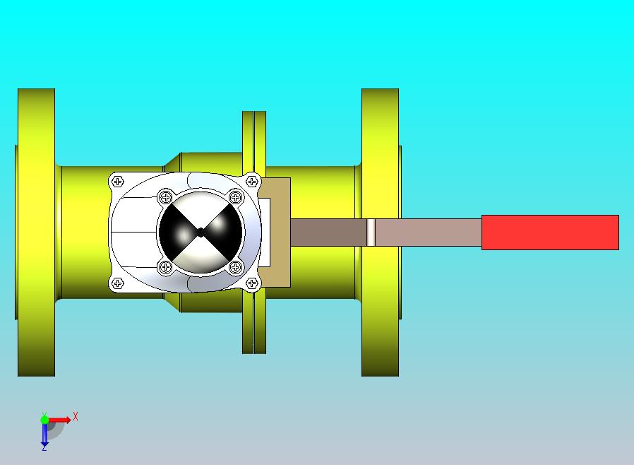 3英寸球阀300#限位开关