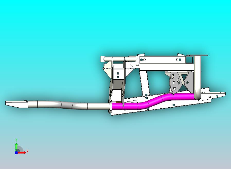 福特野马6代前副车架