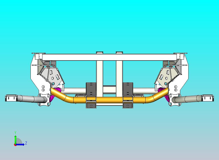 福特野马6代前副车架