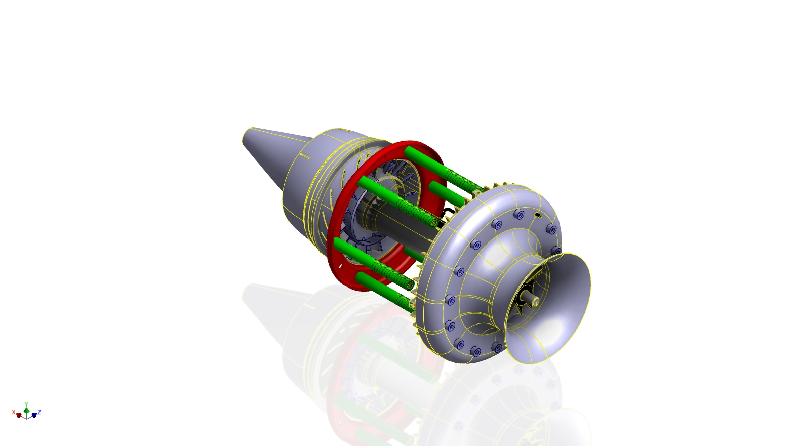 KJ66 整机涡轮发动机