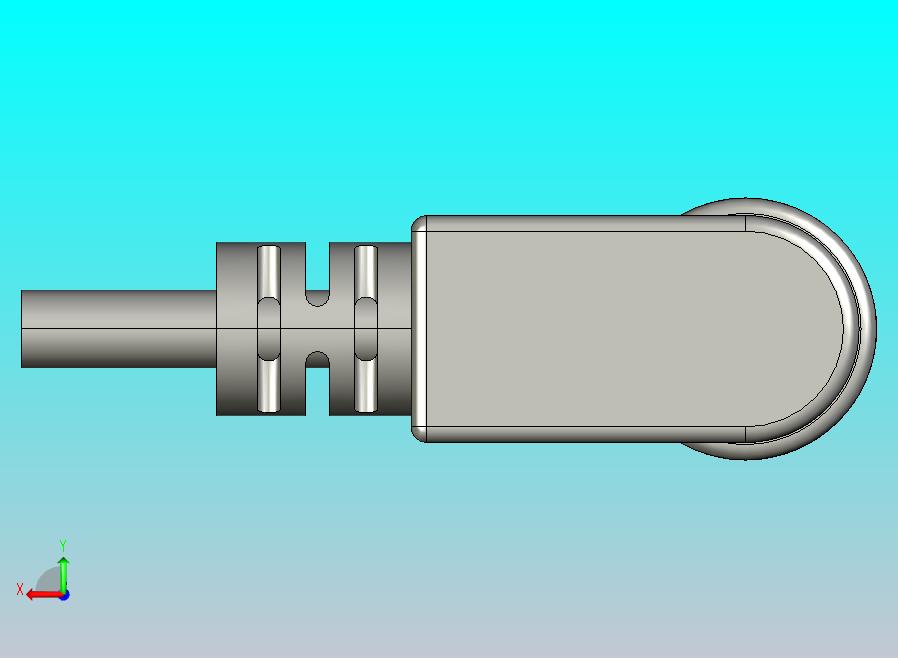 USB Type-B - 公头 - 90°