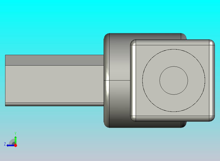 USB Type-B - 公头 - 90°