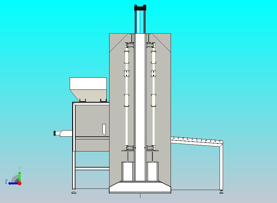 带自动馈线的液压压机