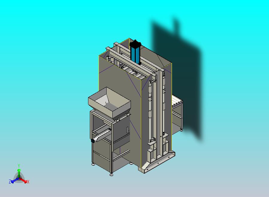 带自动馈线的液压压机