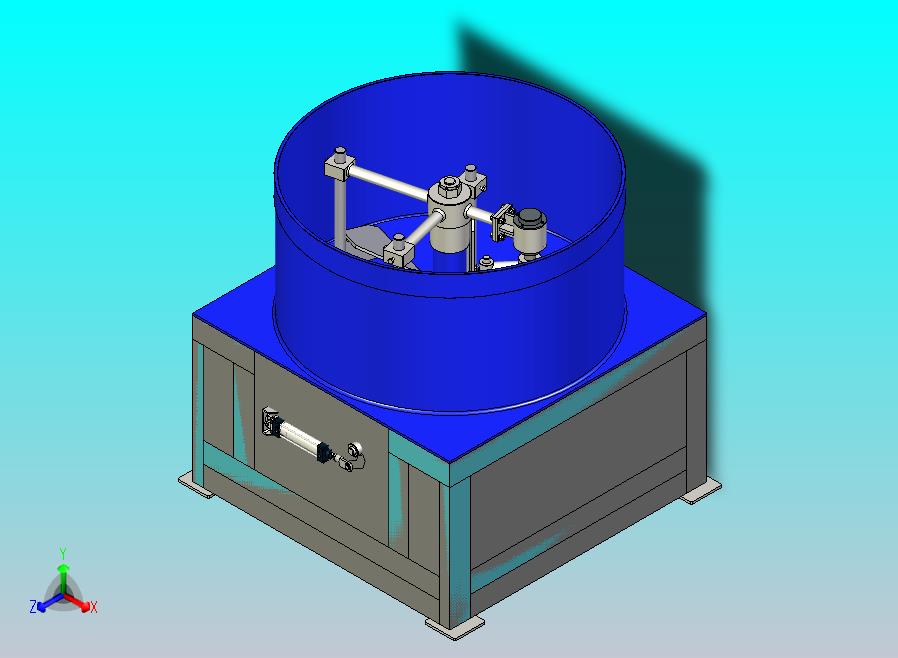 带旋转臂的平底锅搅拌机