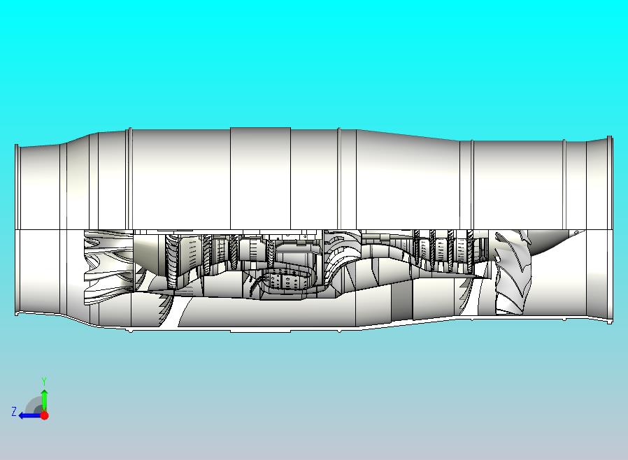 高旁路涡轮风扇喷气发动机