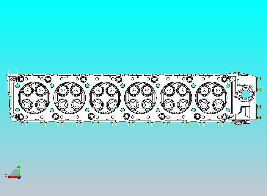 缸体Merlin63 发动机头