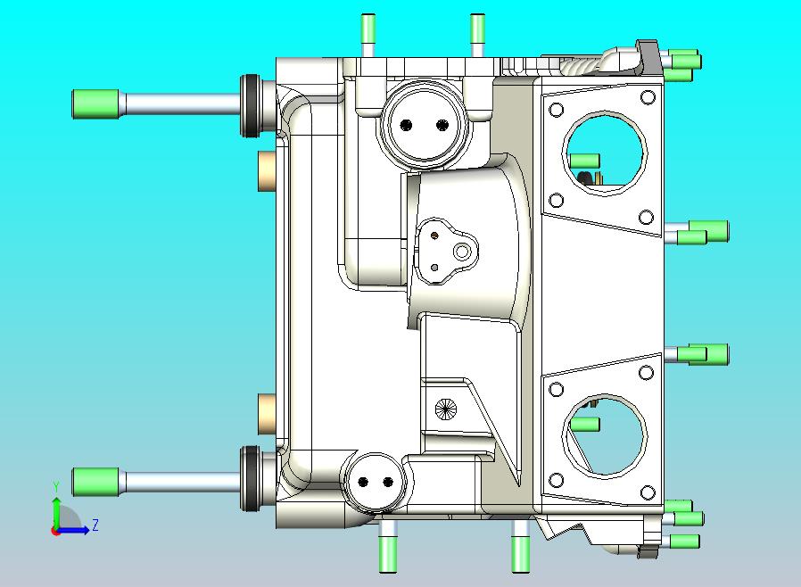 缸体Merlin63 发动机头
