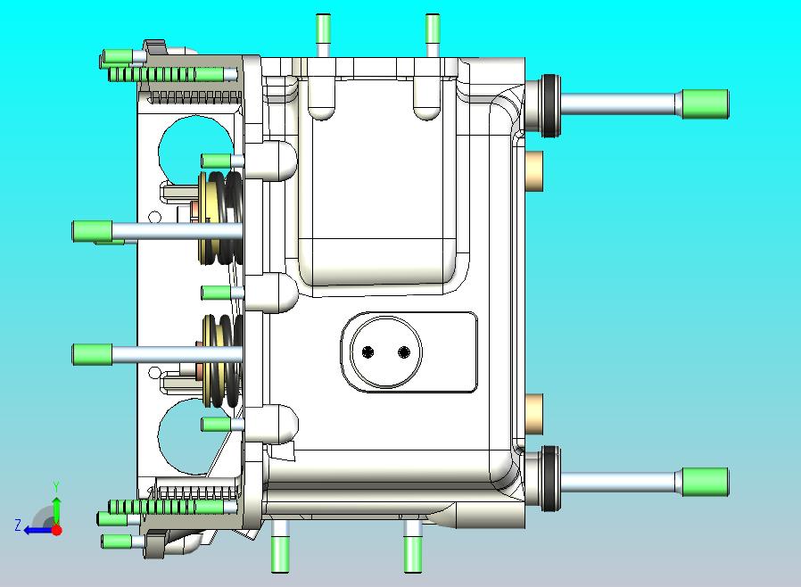 缸体Merlin63 发动机头