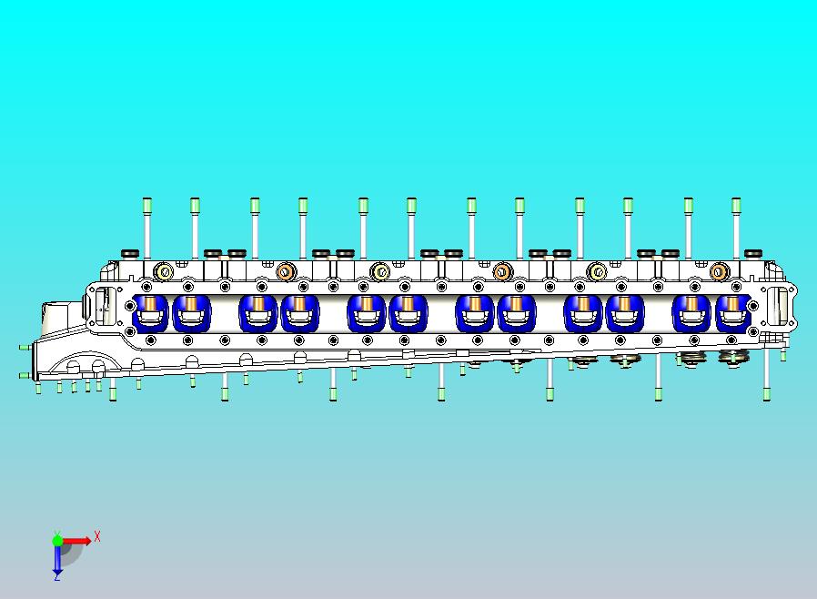 缸体Merlin63 发动机头