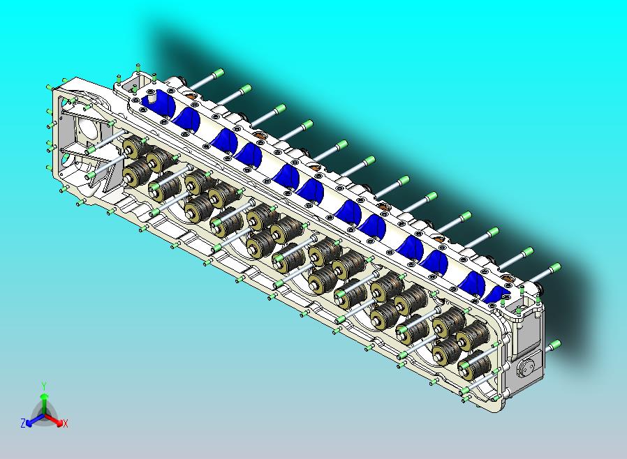 缸体Merlin63 发动机头