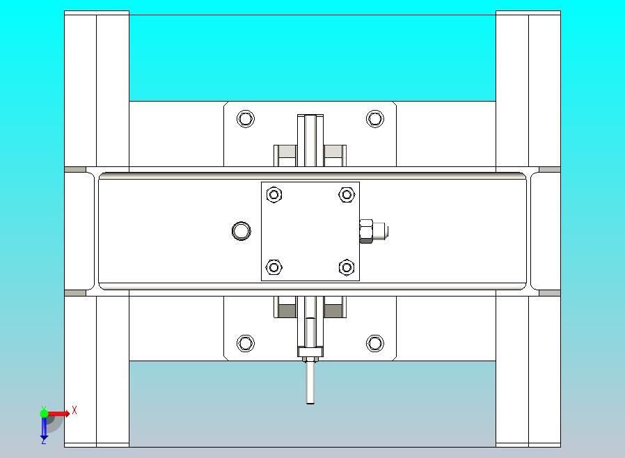 简单的液压杆弯曲压机