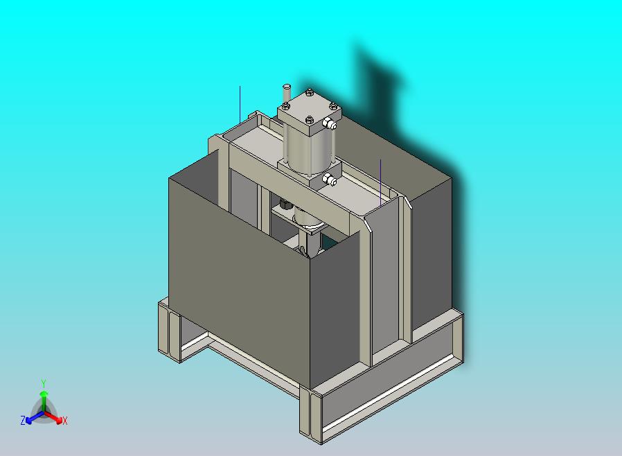 简单的液压杆弯曲压机