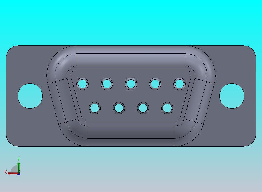 连接线DB9 接口母头部分