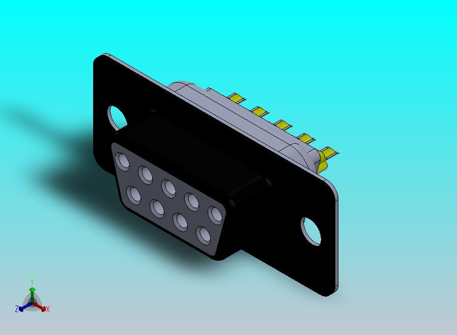 连接线DB9 接口母头部分