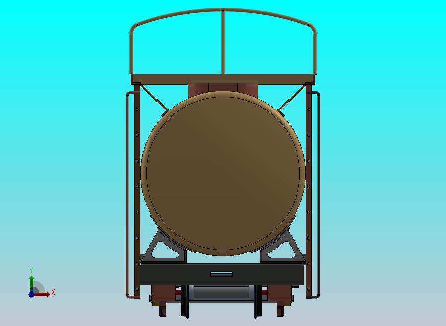 南非总安排油轮模型窄铁路