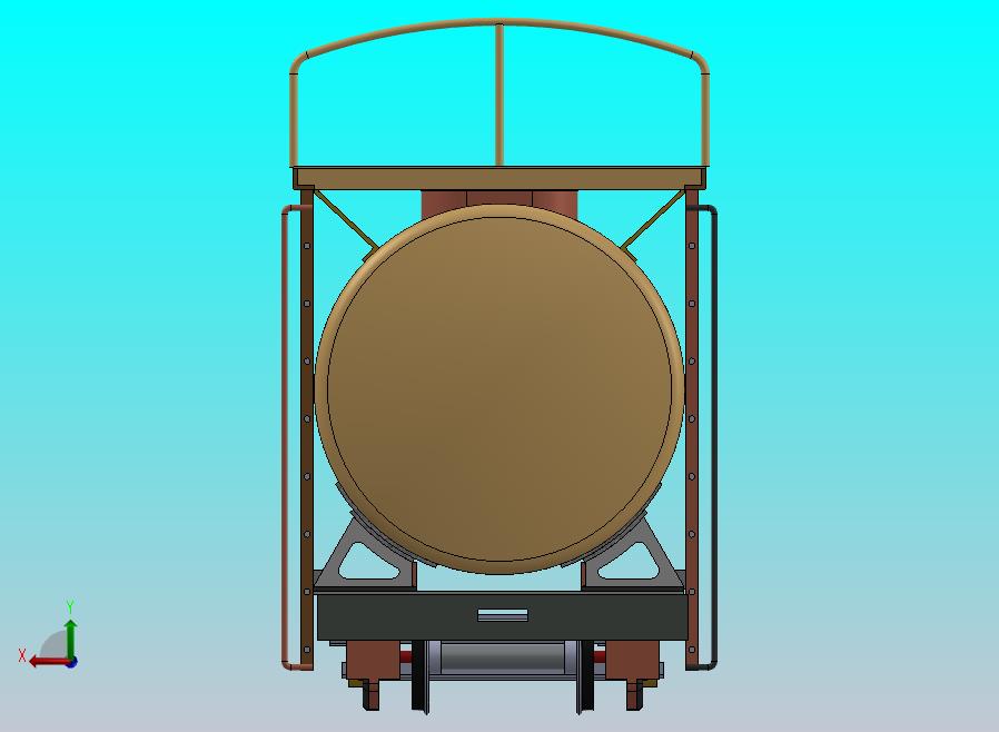南非总安排油轮模型窄铁路
