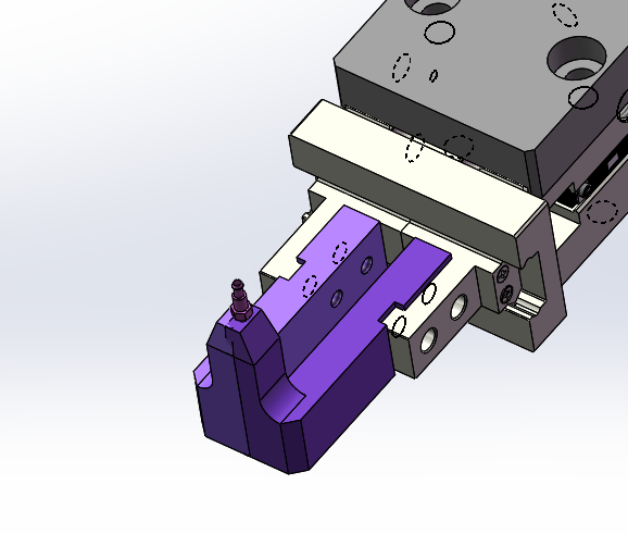 光纤芯翻转组件