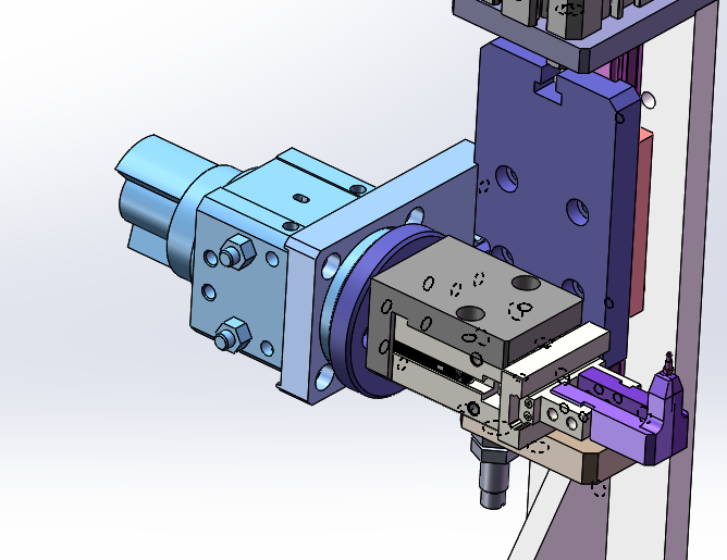 光纤芯翻转组件