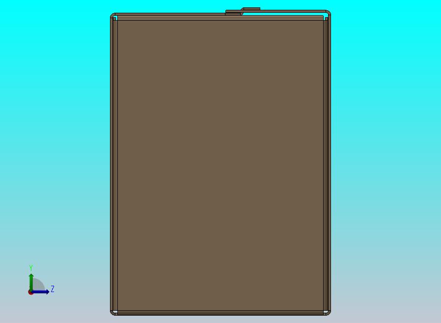 顶部固定的胶合角纸箱