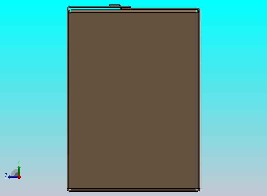 顶部固定的胶合角纸箱