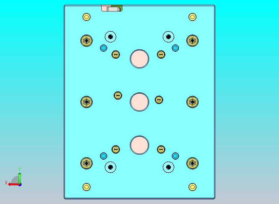 家用除尘机盖板1+1塑胶模具