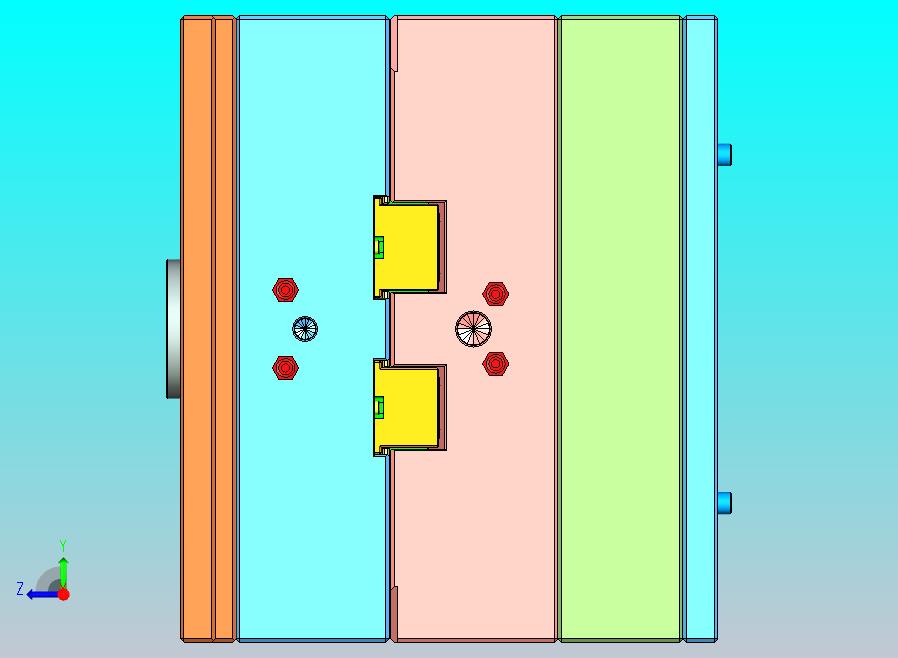 家用除尘机盖板1+1塑胶模具