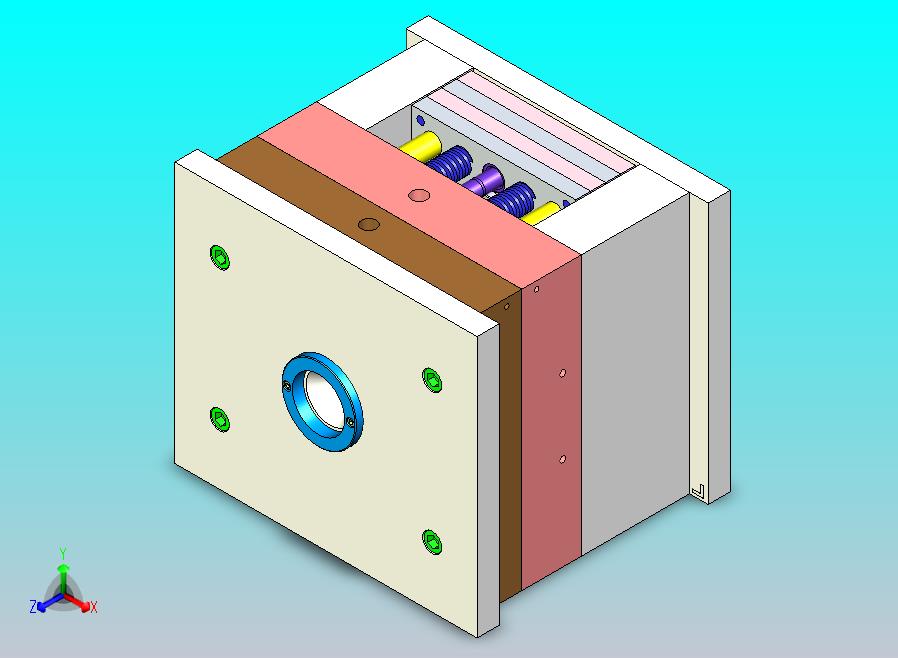 洗衣机倒扣盖子模具设计