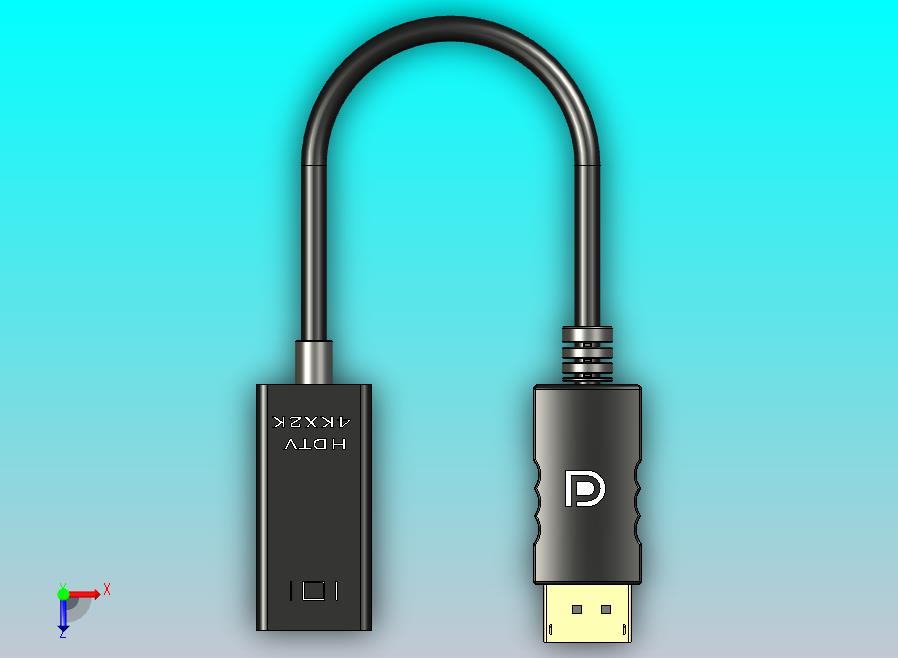 DP转HDMI线缆转换器