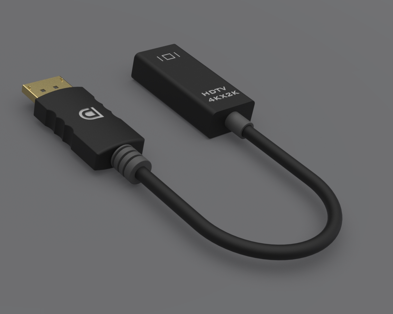 DP转HDMI线缆转换器