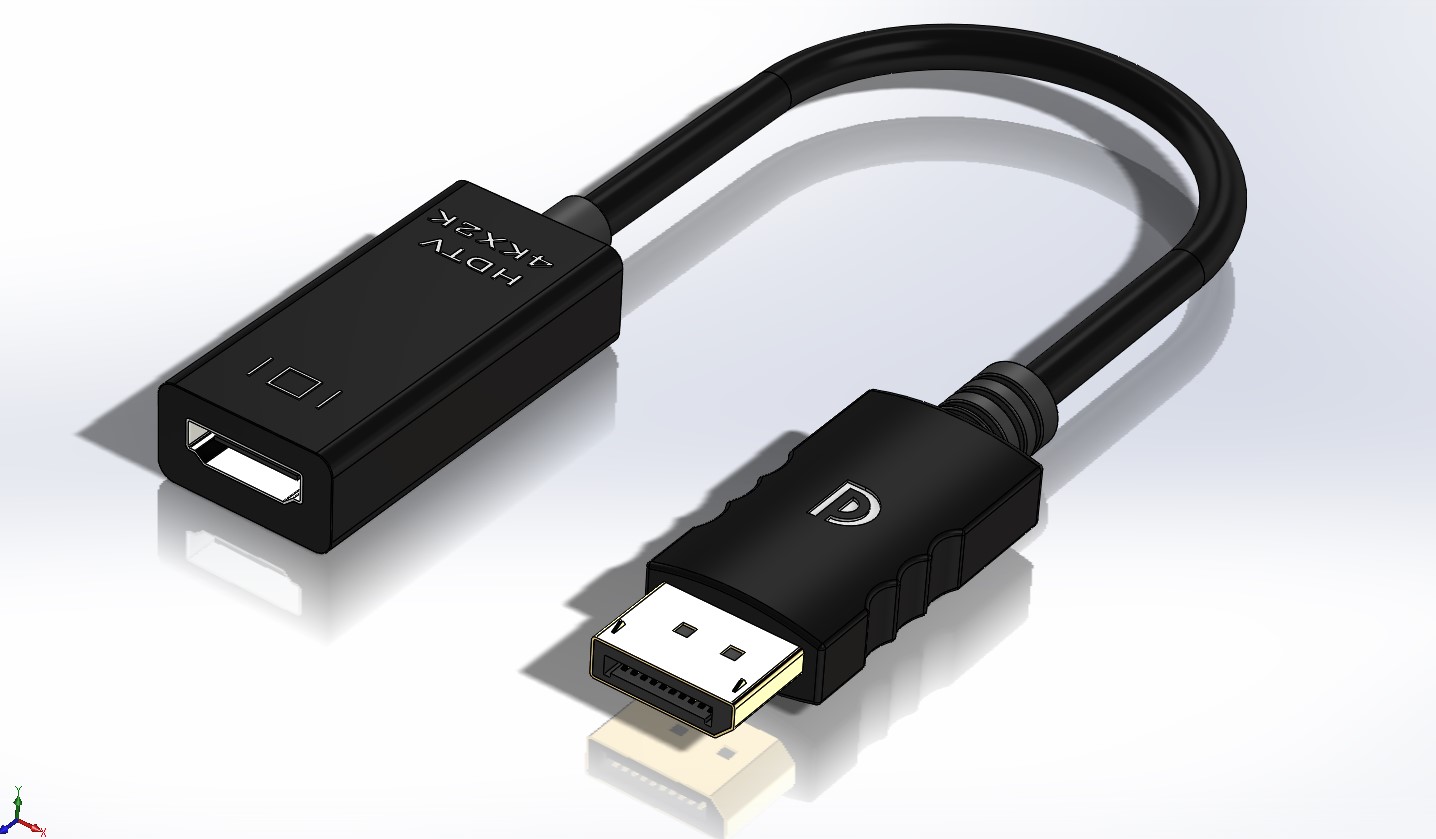 DP转HDMI线缆转换器