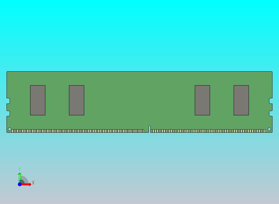 16GB DDR4 DIMM内存条（288针）（简化版）