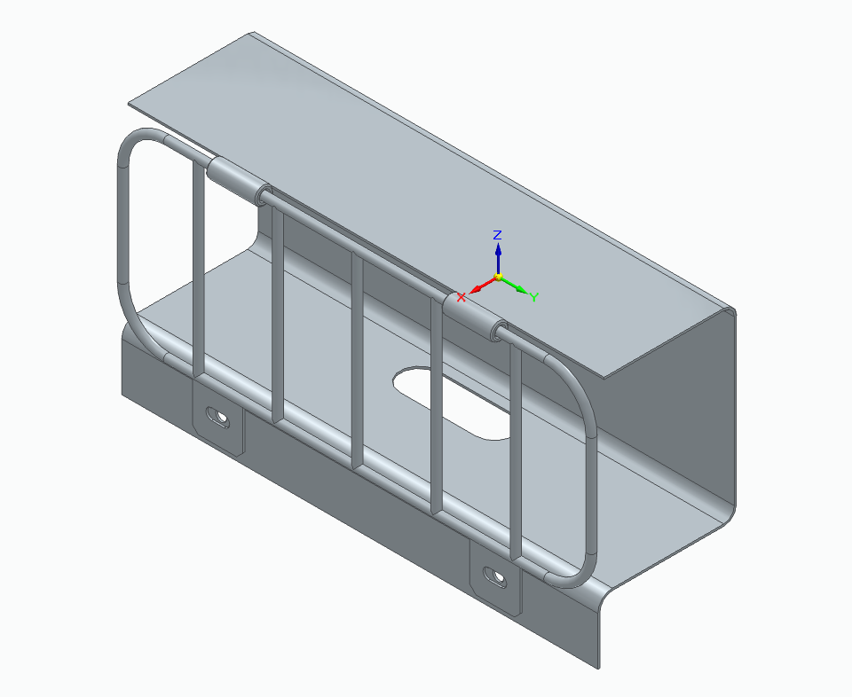 重型尾灯护板支架