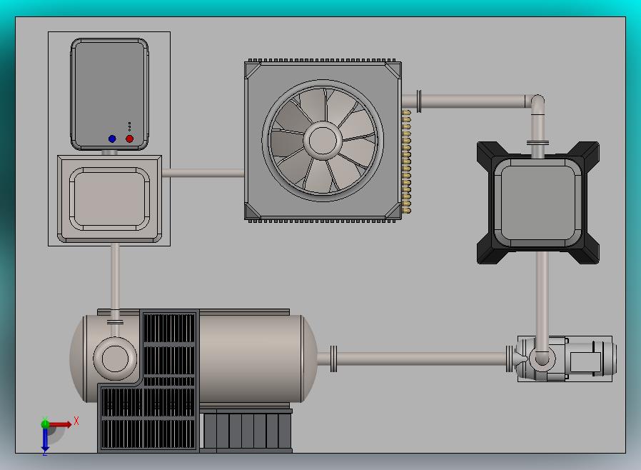 紧凑型锅炉和循环系统