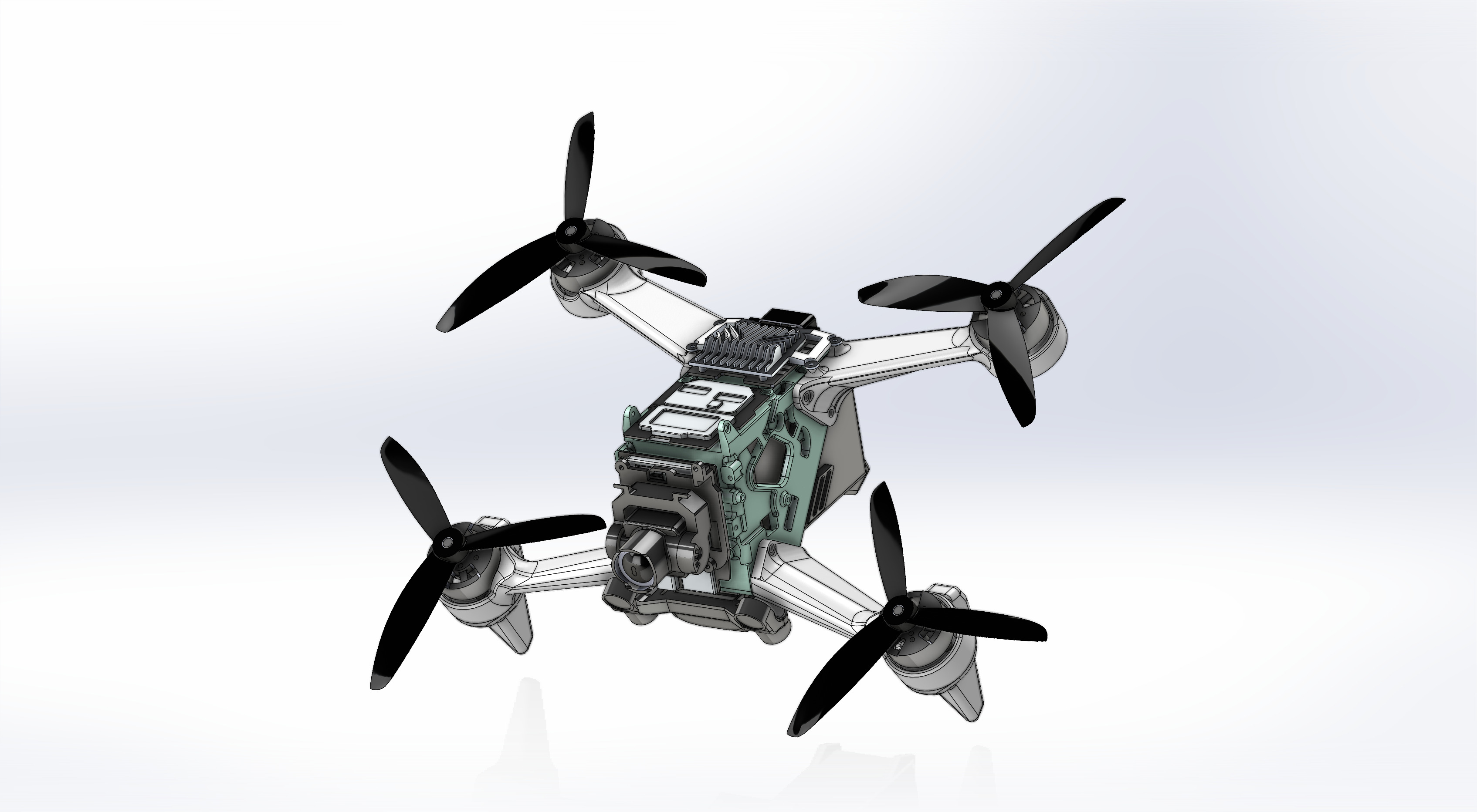 大疆FPV 3D打印机架