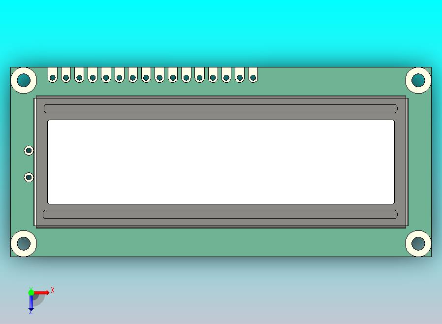 Displaytech 162J 16x2液晶显示模块