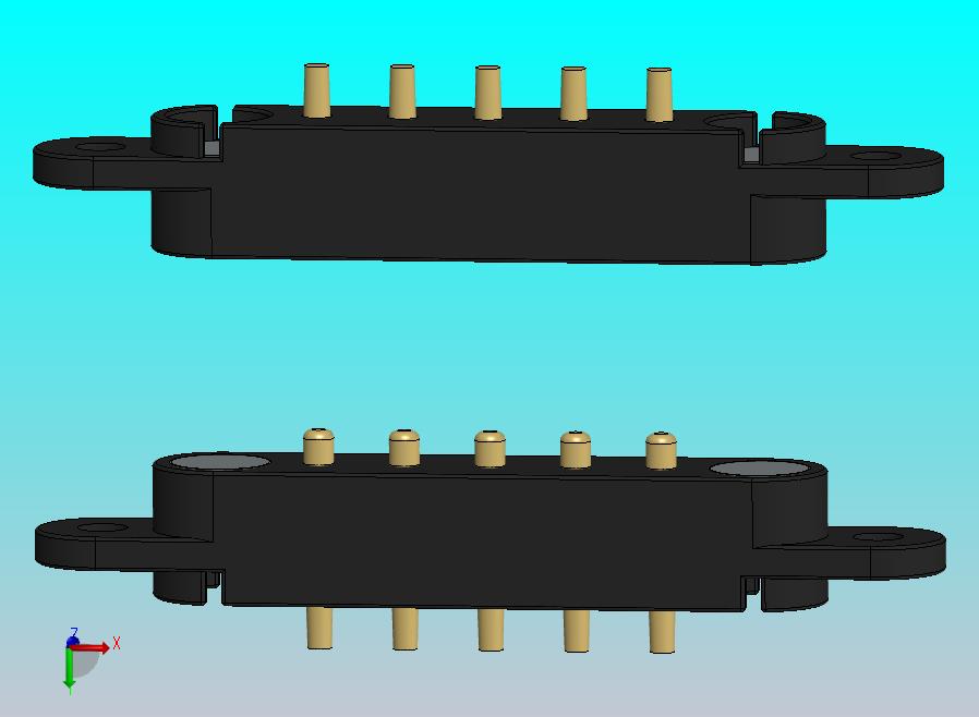 5 针磁性 Pogo 连接器