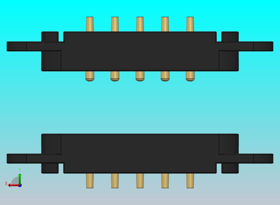 5 针磁性 Pogo 连接器