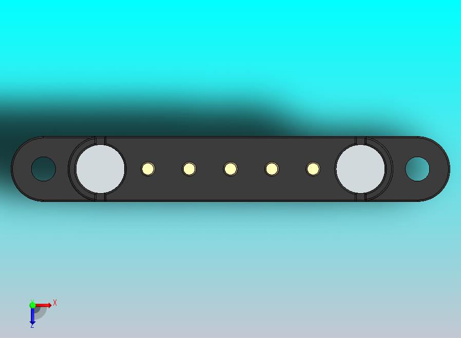 5 针磁性 Pogo 连接器