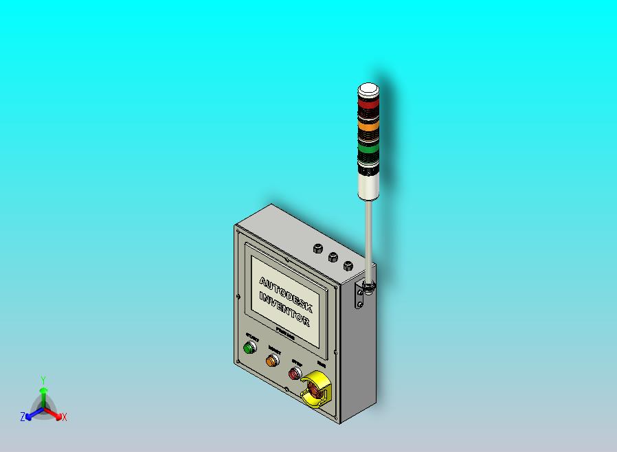 带内置指示器的触摸屏
