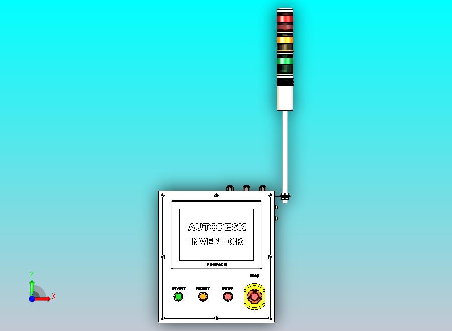带内置指示器的触摸屏