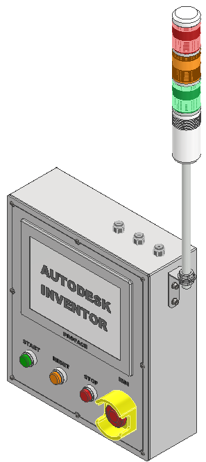 带内置指示器的触摸屏