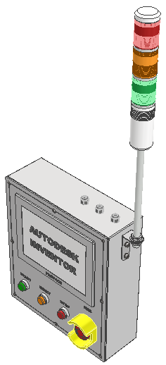 带内置指示器的触摸屏