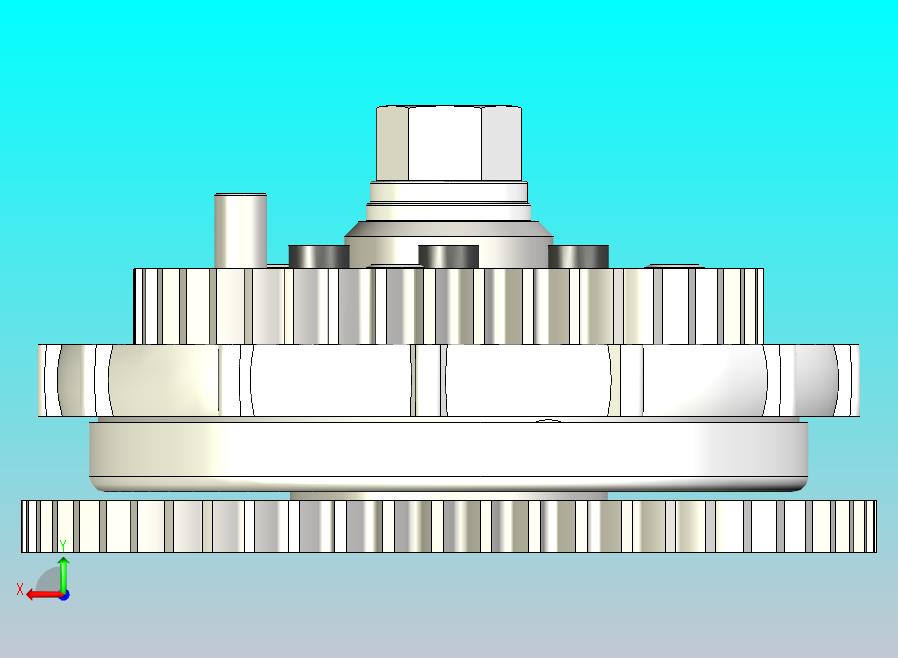 铃木 GT750 启动离合器
