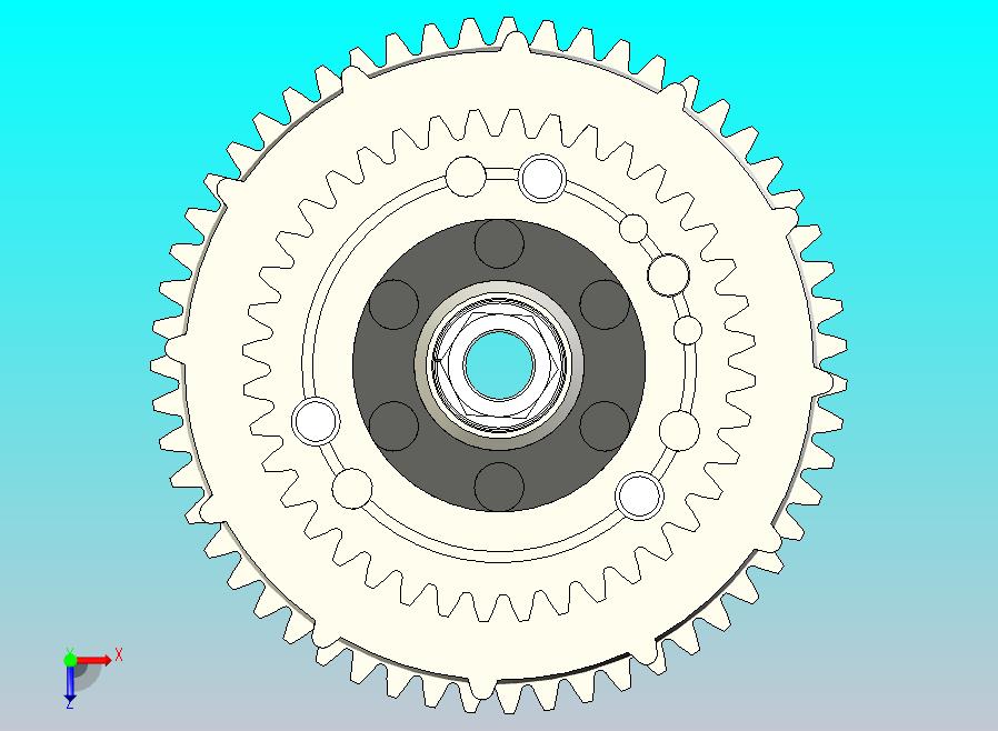 铃木 GT750 启动离合器